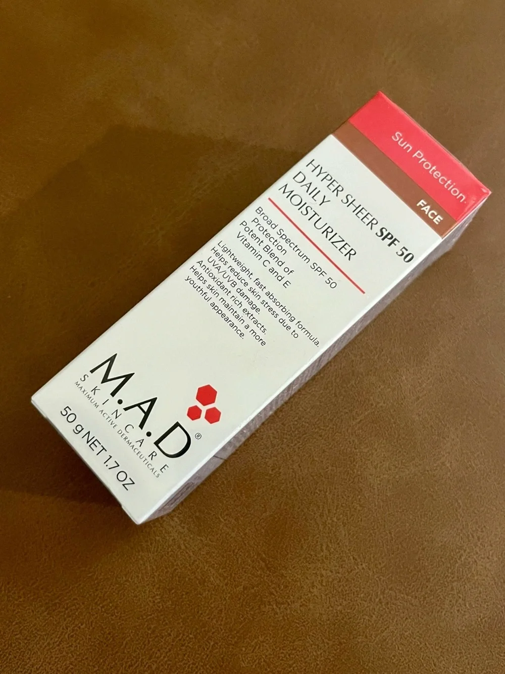 M.A.D SKINCARE SPF 50 Moisturizer